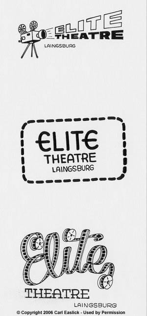 Elite Theatre - Old Ad From Carl Easlick (newer photo)